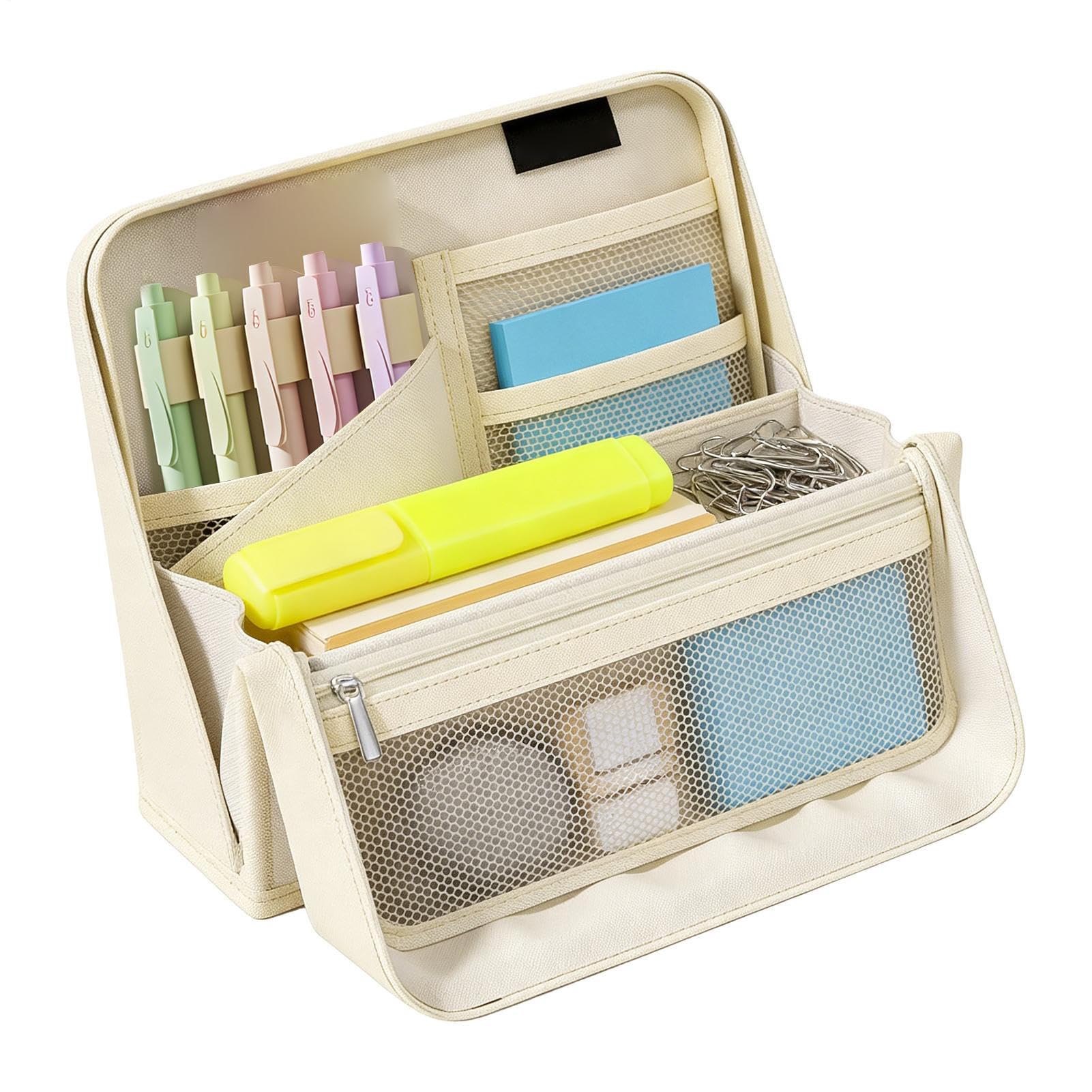 Grande trousse à crayons étanche avec compartiments pour l'école