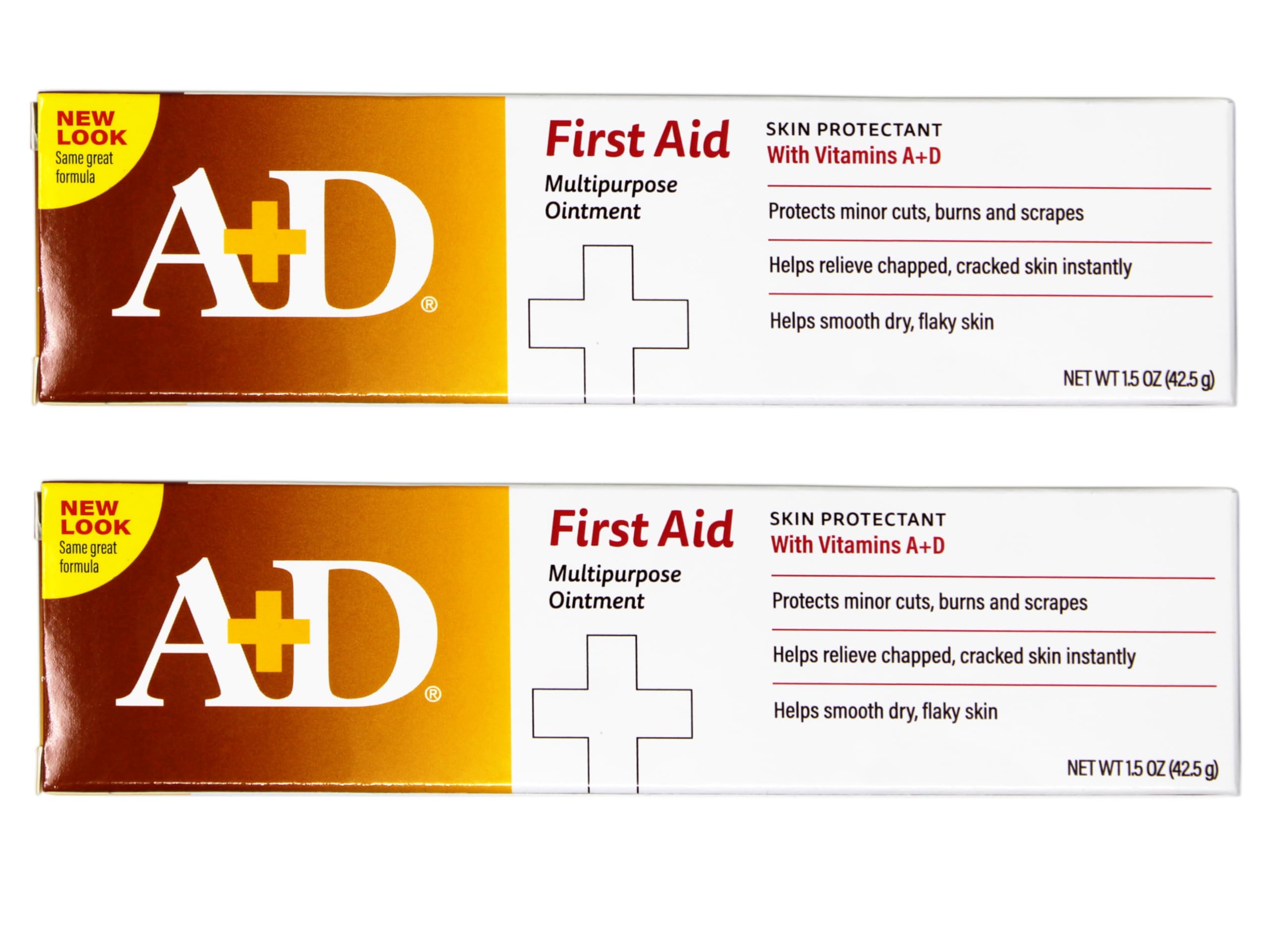 A+D First Aid Ointment Skin Protectant With Vitamin A&D 1.50 oz ( Pack of 2 )