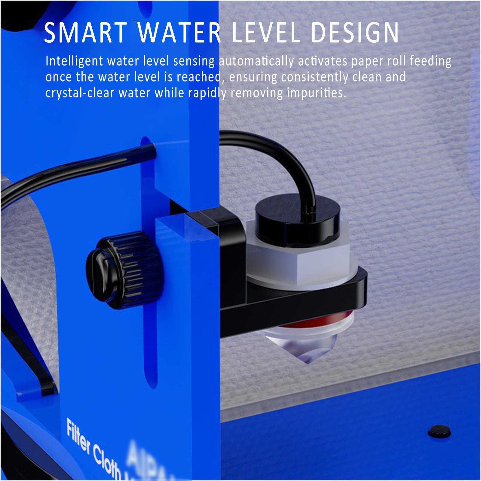 Automatisches Aquarium-Filtersystem mit APP-Steuerung, intelligente Flüssigkeitsstand-Induktion, starke Filtration, einstellbare Geschwindigkeit für 4800 l Meerwasser