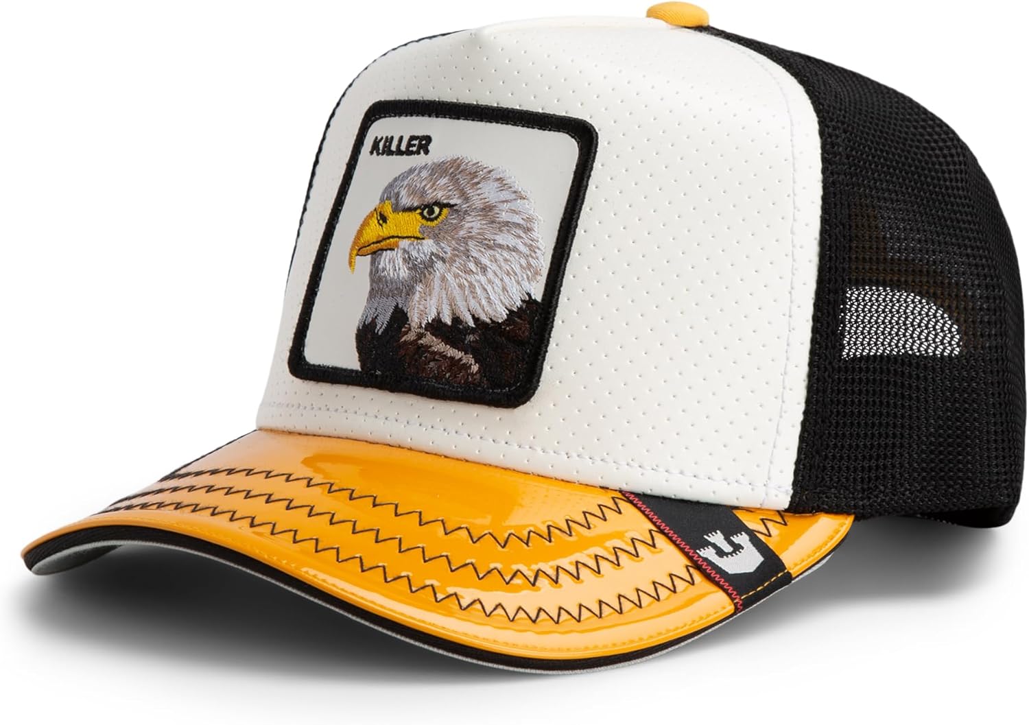 Goorin Concrete Killer Trucker Hat for Men and Women, White, One Size, Unisex