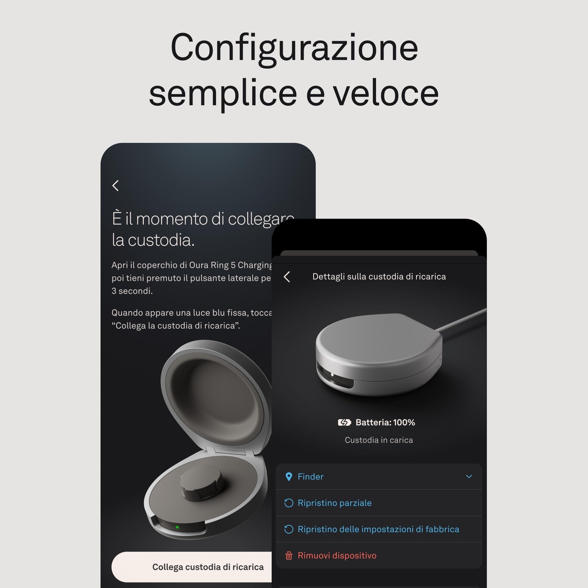 Oura Ring 5 - Caricabatterie portatile - Misura 12