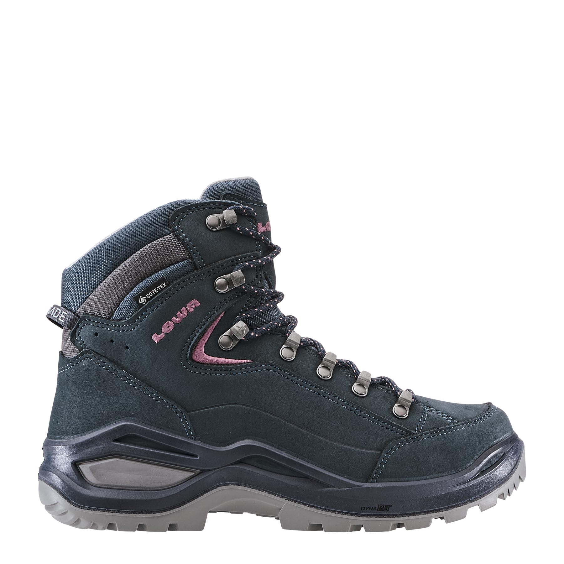 LOWA Stiefel mittel RENEGADE EVO GTX MID Ws stahlblau/altrosa, 37