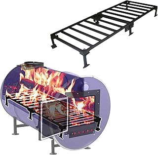 Burn Barrel Grate Perfect for 30-55 Gallon Barrel Metal Barrel - Grate for Wood Stove Camping Equipment Barrel Stove Kits - Barrel woodstove kit for Emergency Heating & Cooking and Survival……