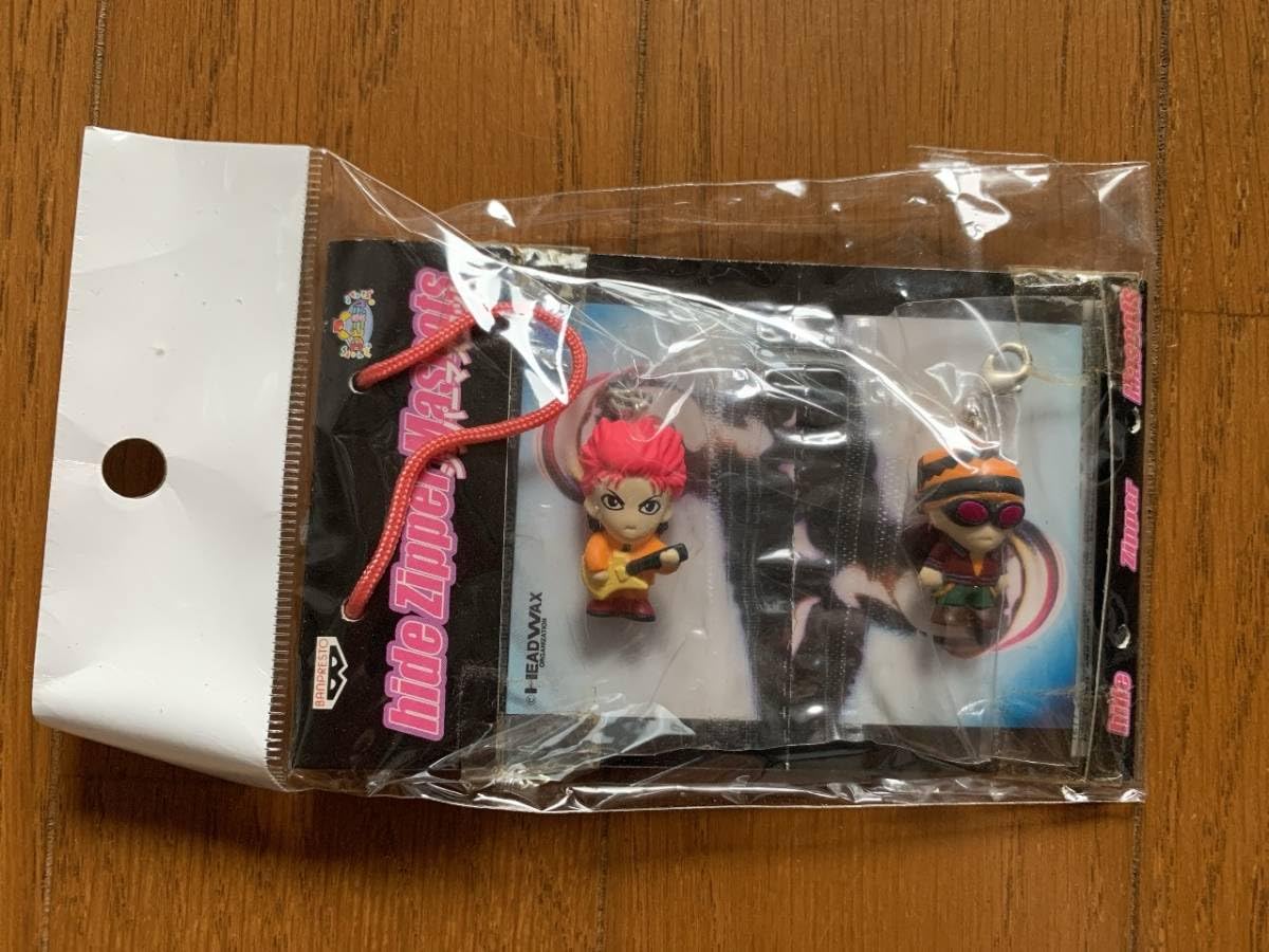 hide　ジッパーマスコット　5種(コンプリート) Amazon.co.jp: hide FIGURE COLLECTION Zipper Mascots ジッパー