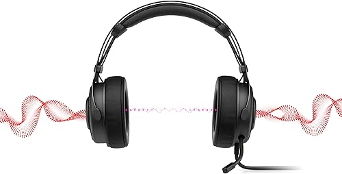 Miniatura 10 de HP OMEN Blast Headset Auriculares para juegos con micrófono retráctil con cancelación de ruido y sonido envolvente 7.1 Auriculares