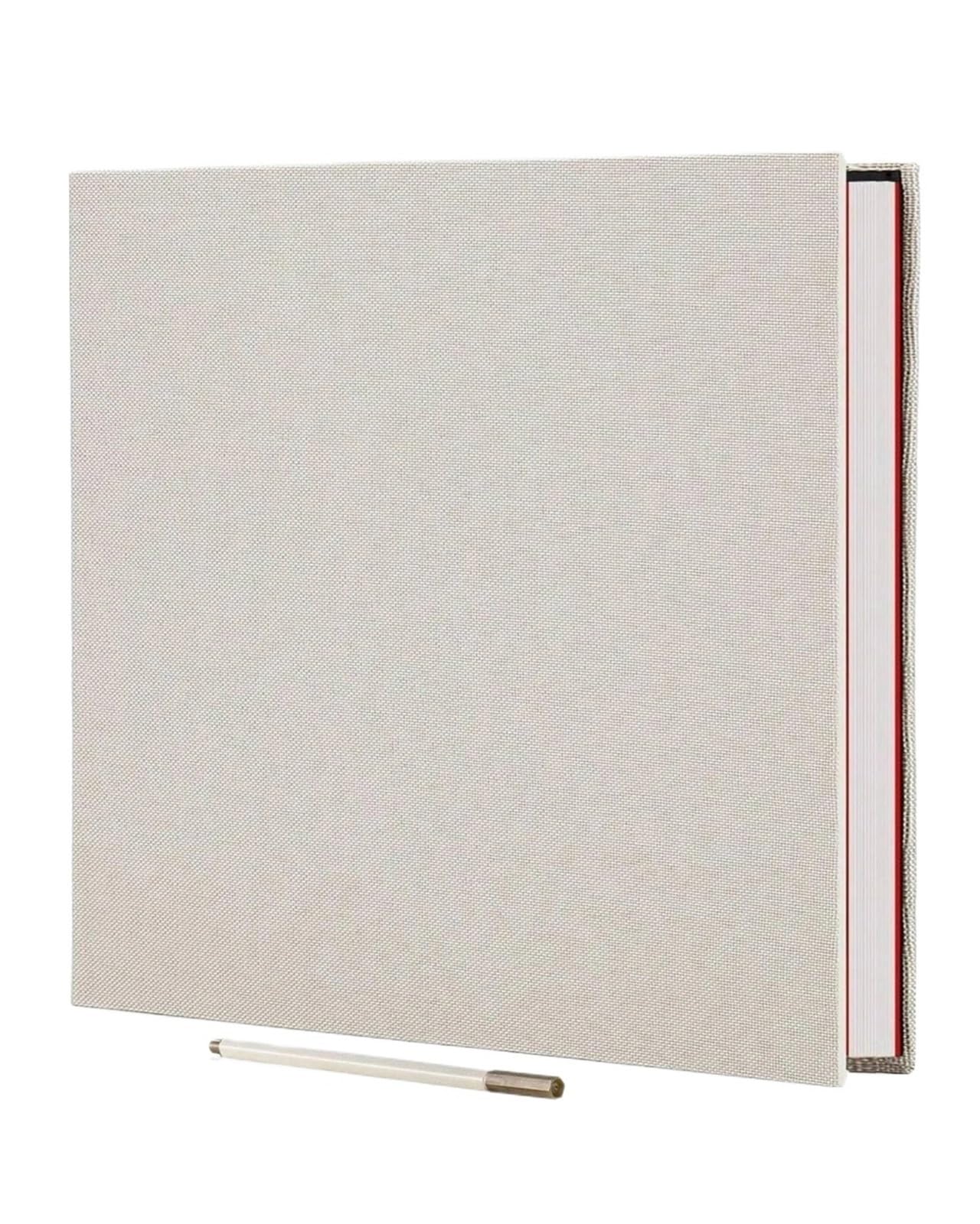 Album Foto 1pc Album fotografico in lino Scrapbook autoadesivo for 2x3 4x6 5x7 8x10 Immagini Libro fai da te Regali di compleanno for le donne Mamma(Beige - A)