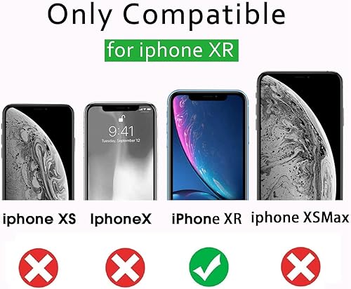 Miniatura 2 de YmhxcY Funda para iPhone XR, a prueba de golpes, a prueba de caídas, a prueba de polvo, 3 capas, duradera, resistente, protección para iPhone XR de