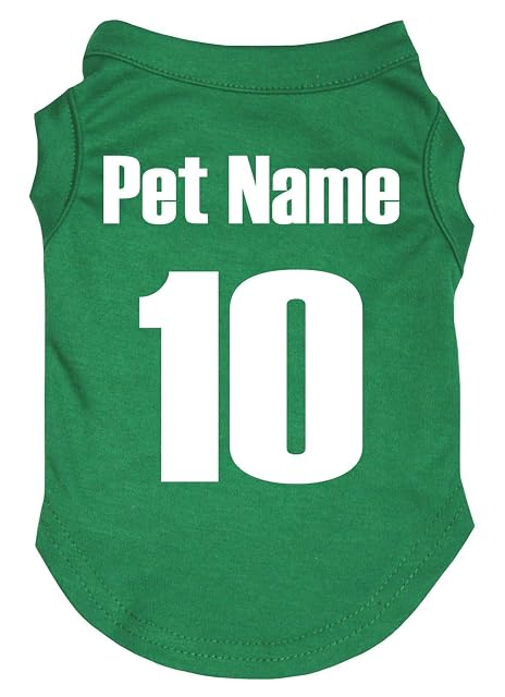 Petitebelle Camisa Personalizada para Perro Cachorro con Tema Nacional (Irlanda, XS)