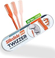 SilkslideOne TWIZZER Manual Nose Hair Trimmer for Men & Women - Japanese Blades, Battery-Free, Painless Twist Trim, Travel Case