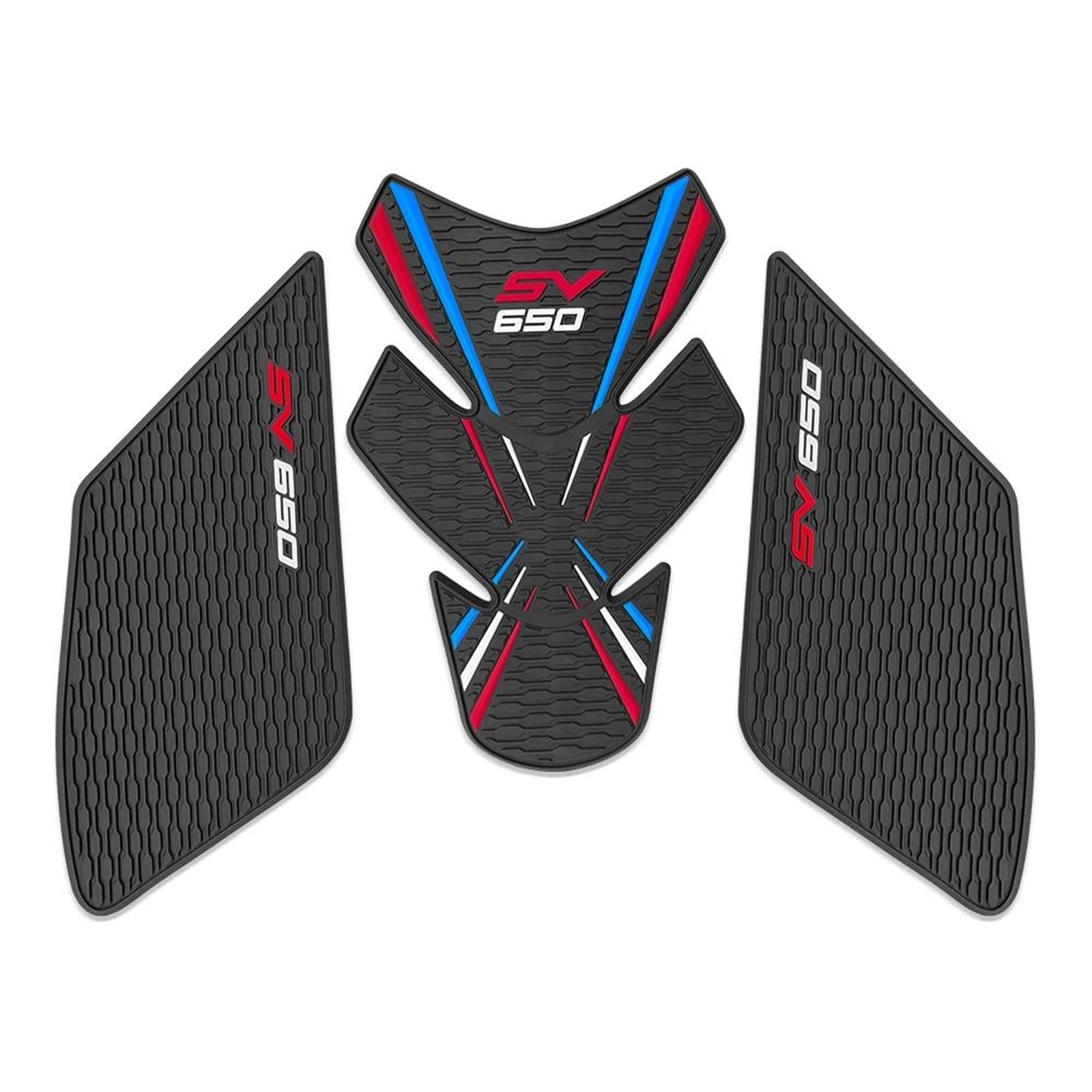 Adesivi per paraserbatoio Adesivo Protettivo per Serbatoio Carburante Laterale per Motocicletta per Suzuki SV650 SV650X SV 650x Ginocchiere Serbatoio Trazione Cuscinetti(X1)