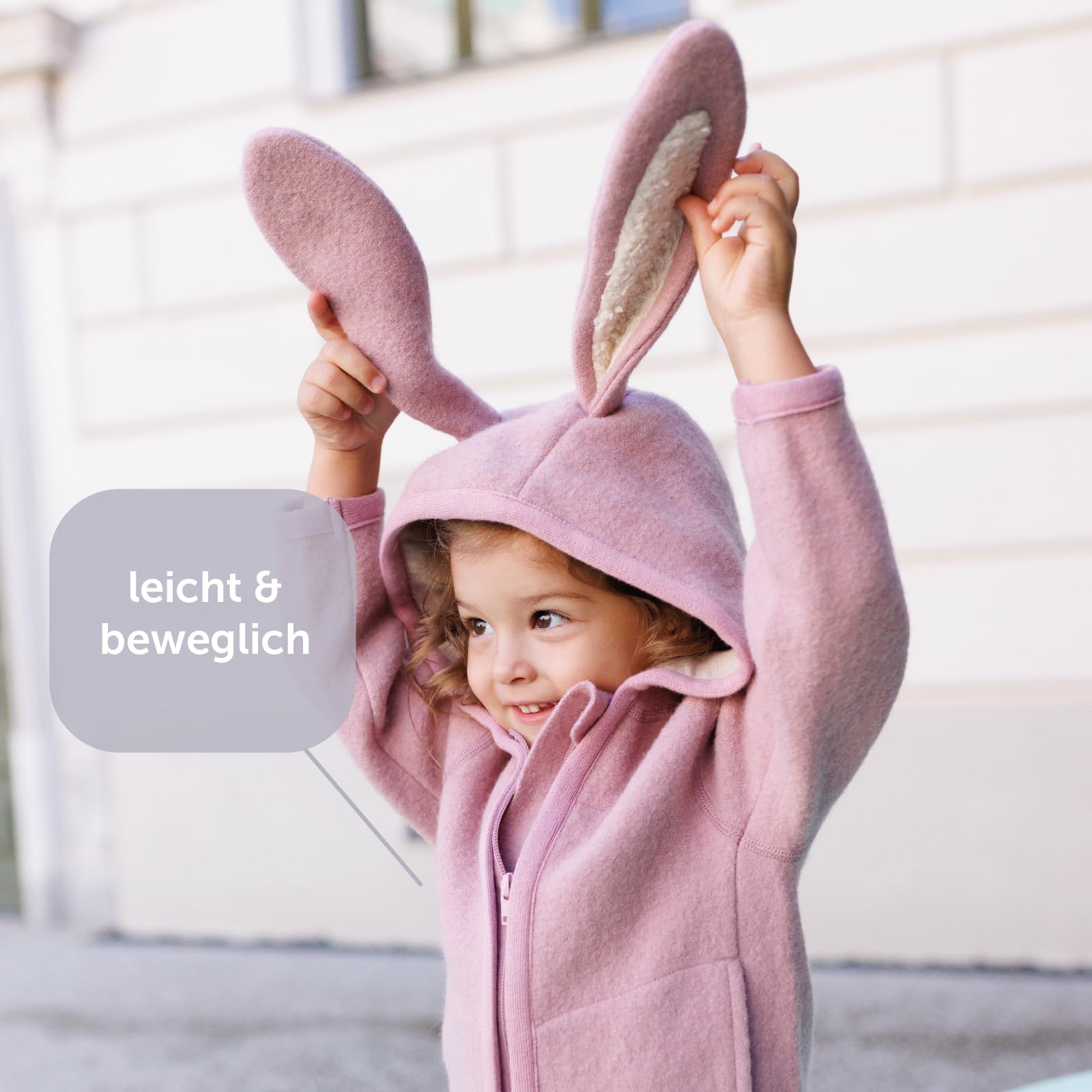 cocoome Wollwalk Jacke für Kinder | aus Natur Schurwolle mit Reißverschluss | Walk Jacke für Baby | Walkjacke Tiere | in Europa gefertigt | verschiedene Größen und Modelle | Größentabelle beachten