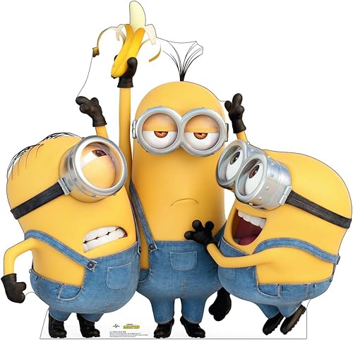 Cardboard People Bob Heart - Gafas de sol de tamaño real con recortes de cartón, Minions