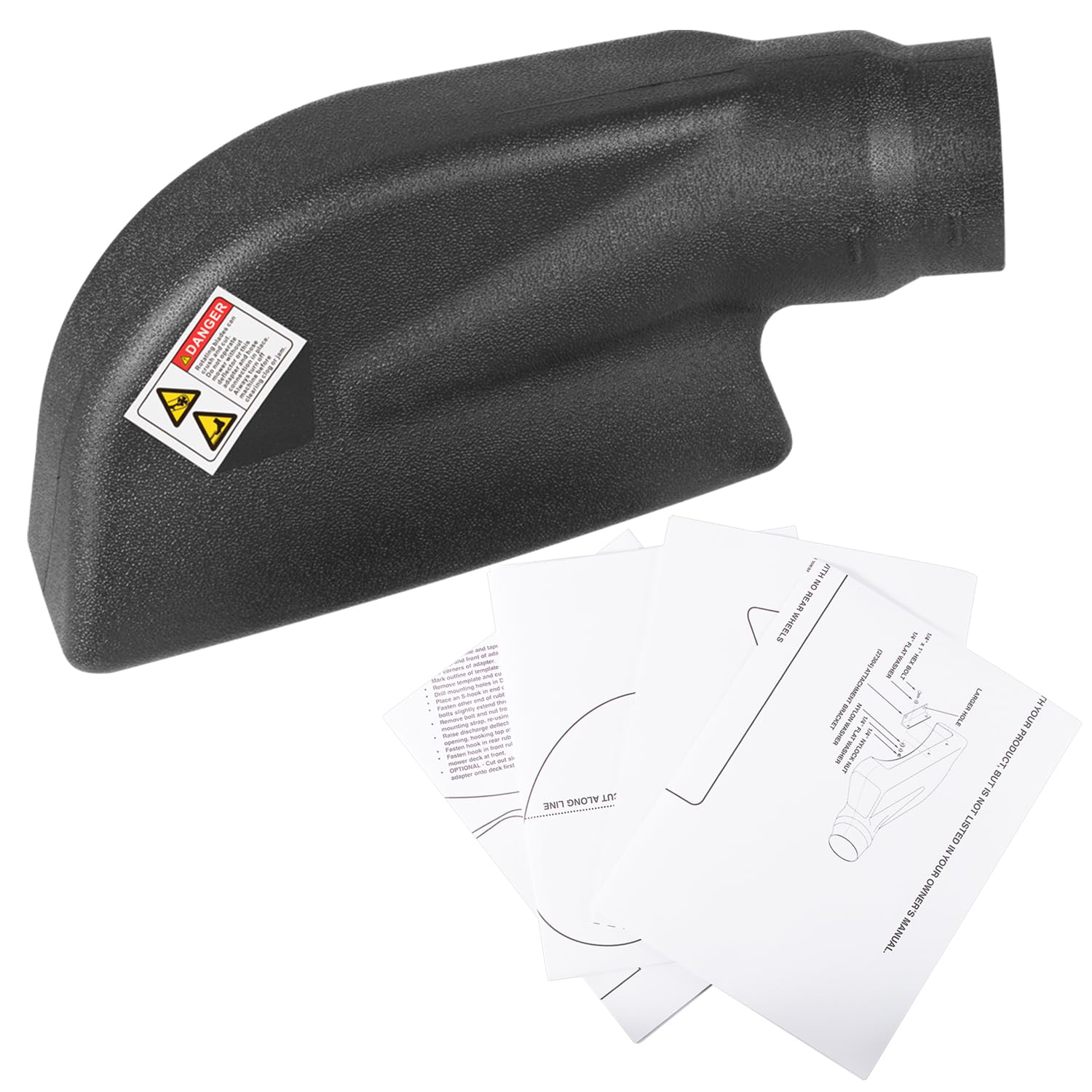 6-1187 Deck Adapter for Mow-N-Vac, Compatible with 69861, 43830, 45-0577, 45-0578, 45-0567 – Heavy-Duty Lawn Vacuum Connector, Easy Installation, Durable Replacement