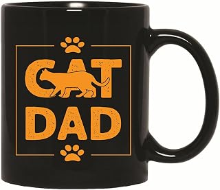 Gift Ideas For Cat Owners Animal Lovers Dad Humor Featuring Kitties 11oz 15oz Black Coffee Mug