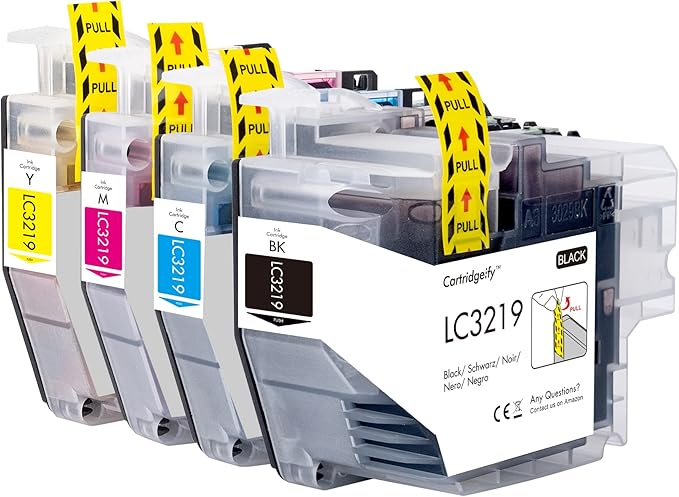 Cartridgeify Ink Cartridges LC-3219XL LC-3217 Compatible with Brother ...