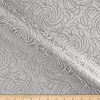 Vista 1 de Vinilo Remolino Plata, Tela por yarda