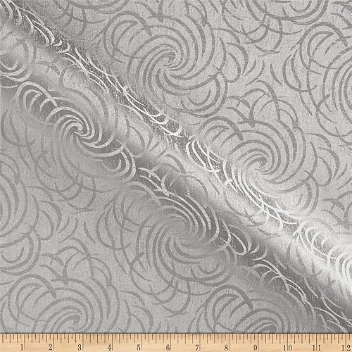 Vinilo Remolino Plata, Tela por yarda