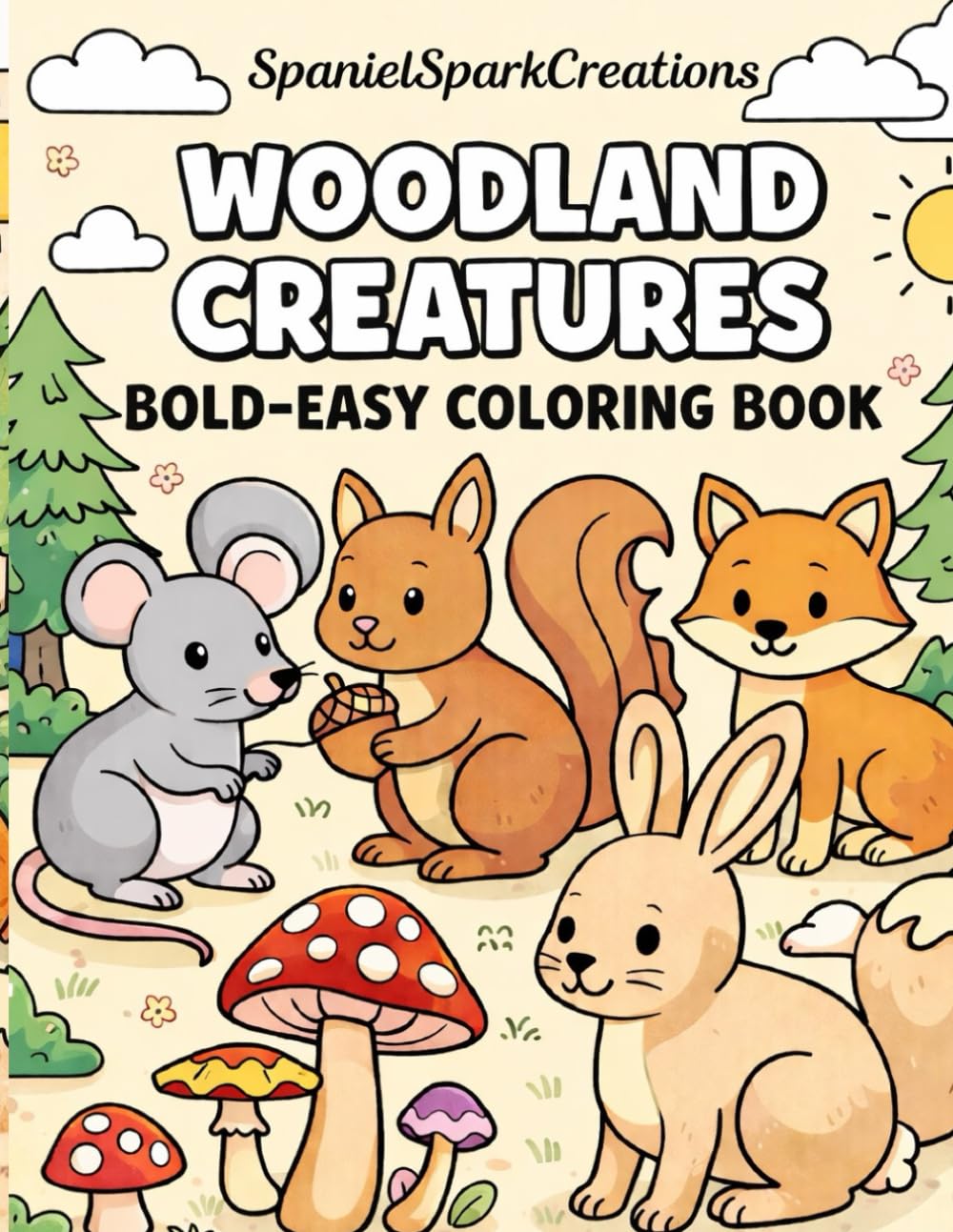 Woodland Creatures Colouring Book