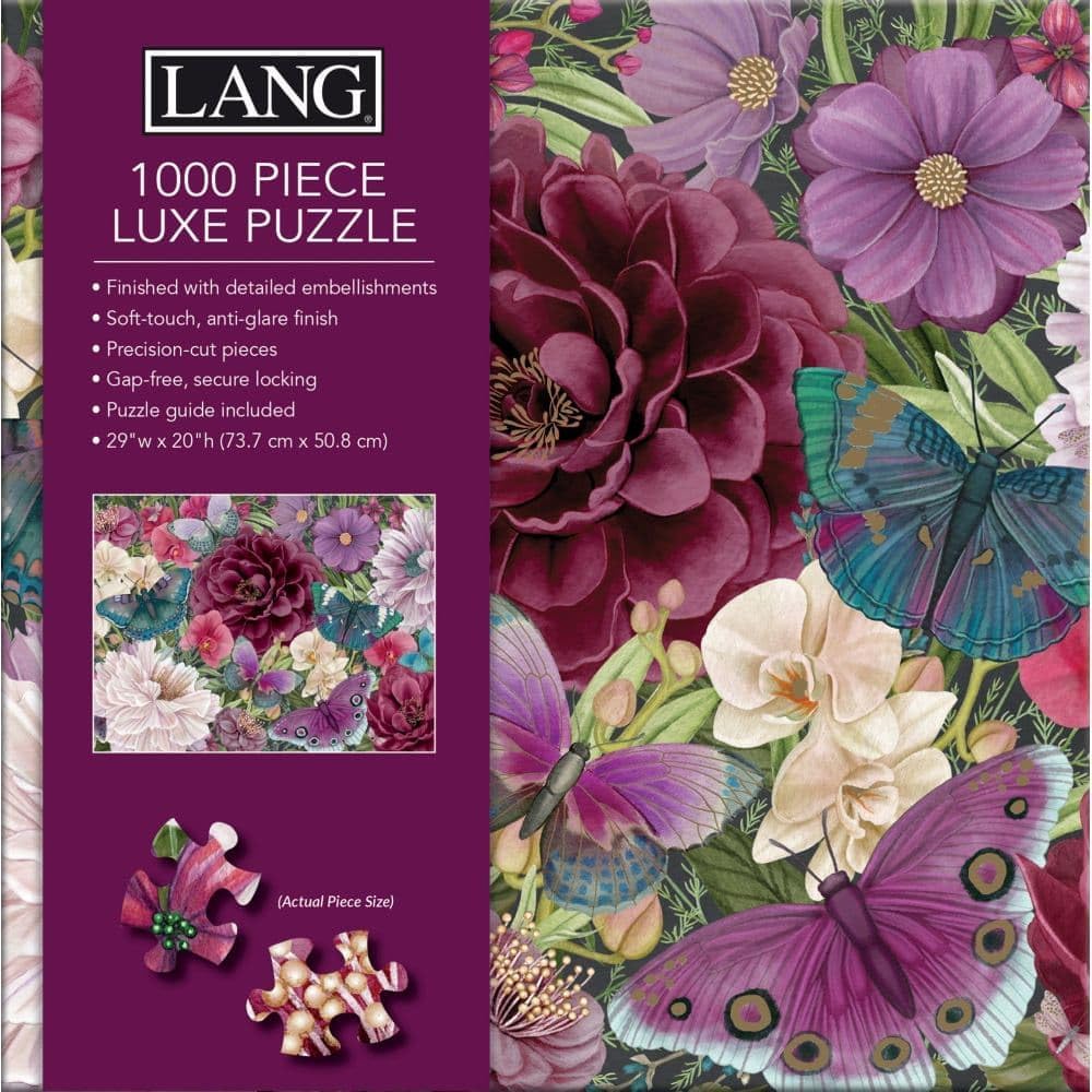 Lang, Midnight Garden 1000 Piece Luxe Puzzle