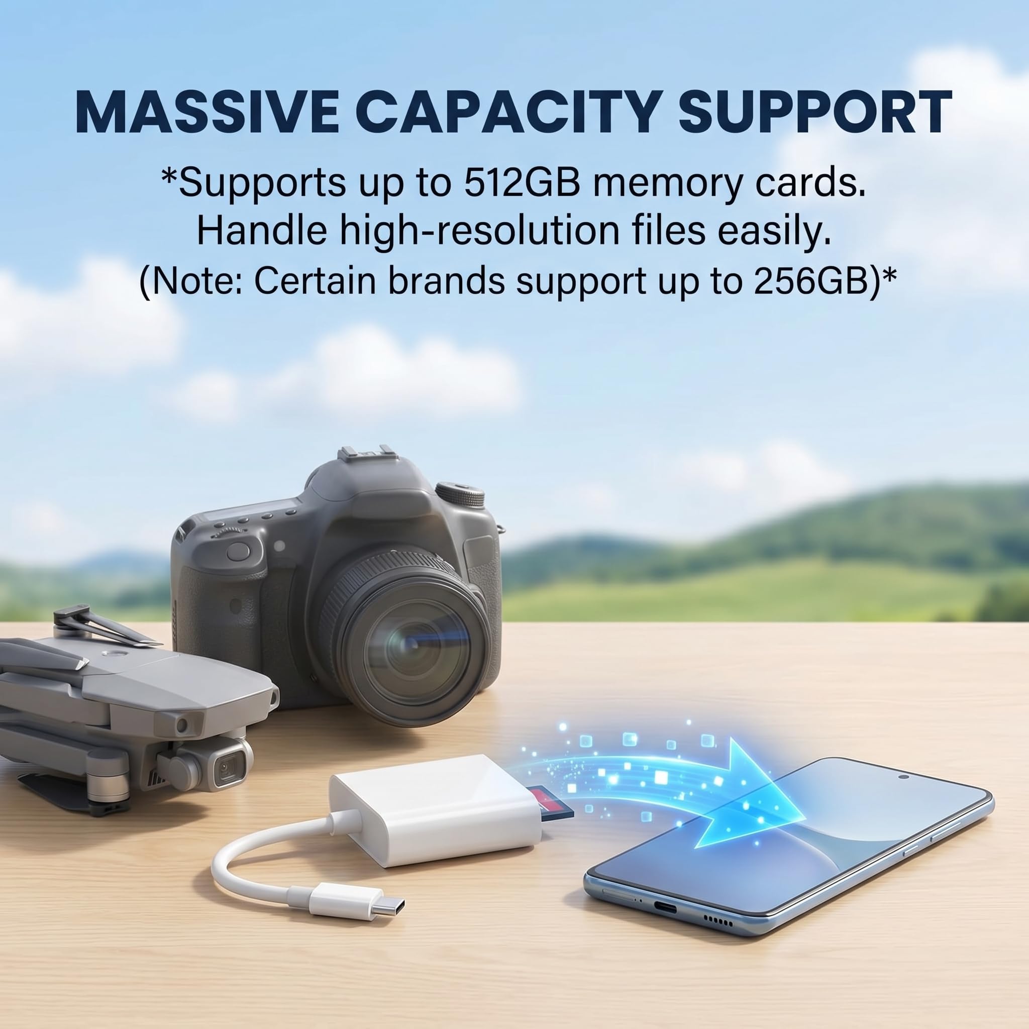 SD Kartenleser USB C, 2 in 1 Card Reader USB C Micro Card Kartenadapter Adapter für SDHC SDXC SD RS MMC Micro SDHC, Speicherkartenleser für iPhone 17 16 15 Laptop Tablet Fotografie