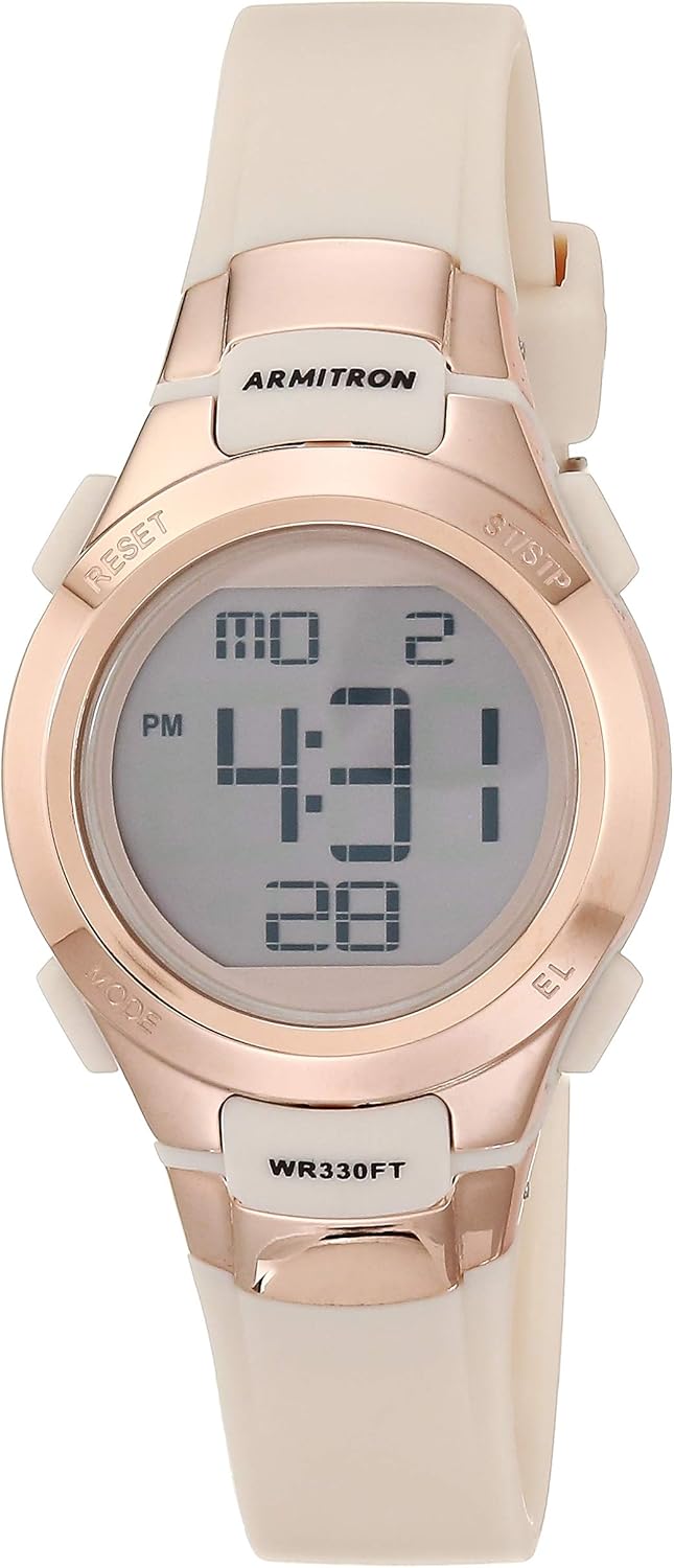 Armitron Sport Women's 45/7012 Digital Chronograph Resin Strap Watch