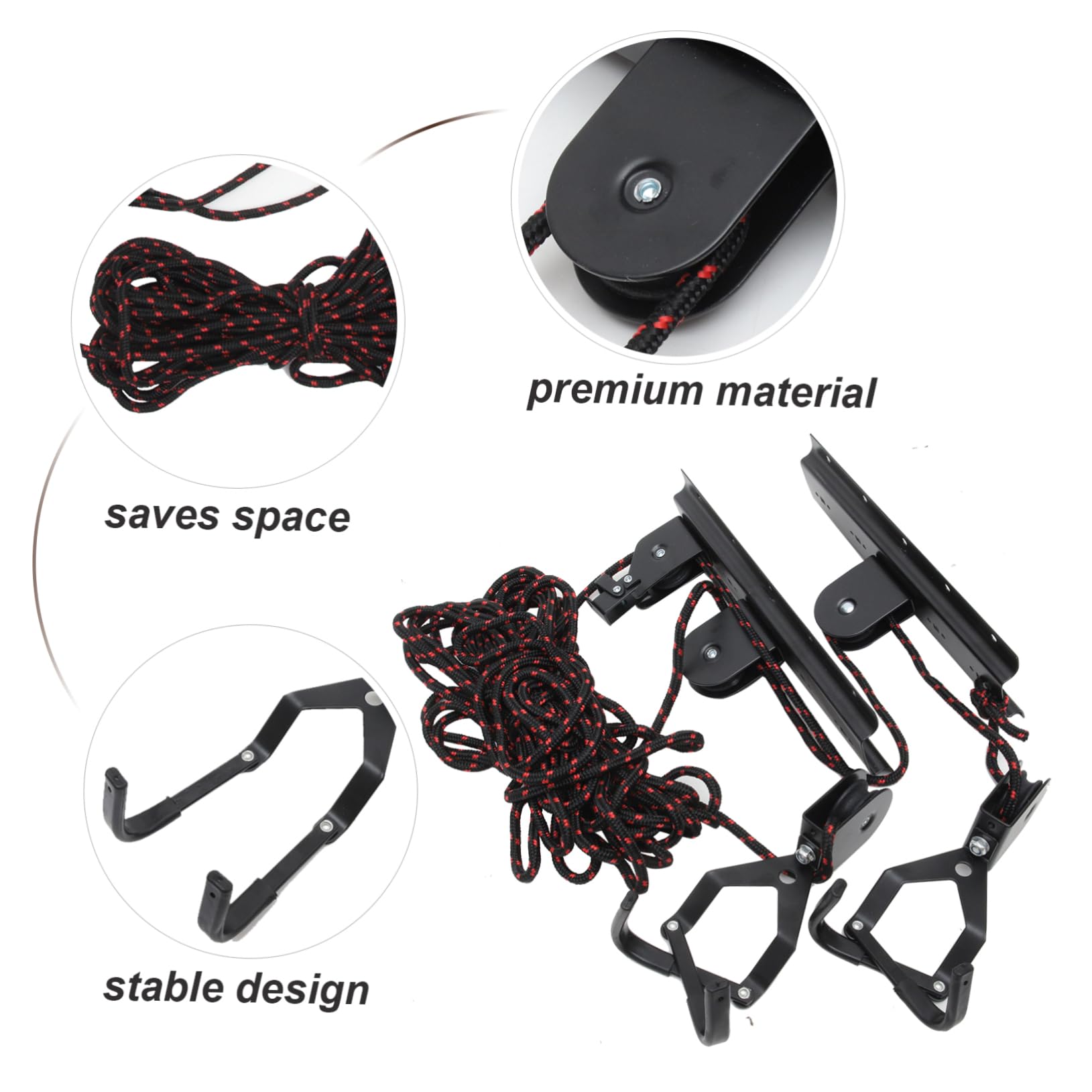 Toddmomy Perchero De Pared para Bicicletas Perchero para Bicicletas Perchero para Pared Ganchos Resistentes Polipasto para Ciclismo De Interior Perchero Resistente para Ropa Perchero