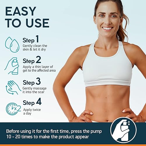 Miniatura 3 de Nuvadermis Paquete de cuidado de cicatrices - Gel avanzado para cicatrices y cinta de silicona para cicatrices