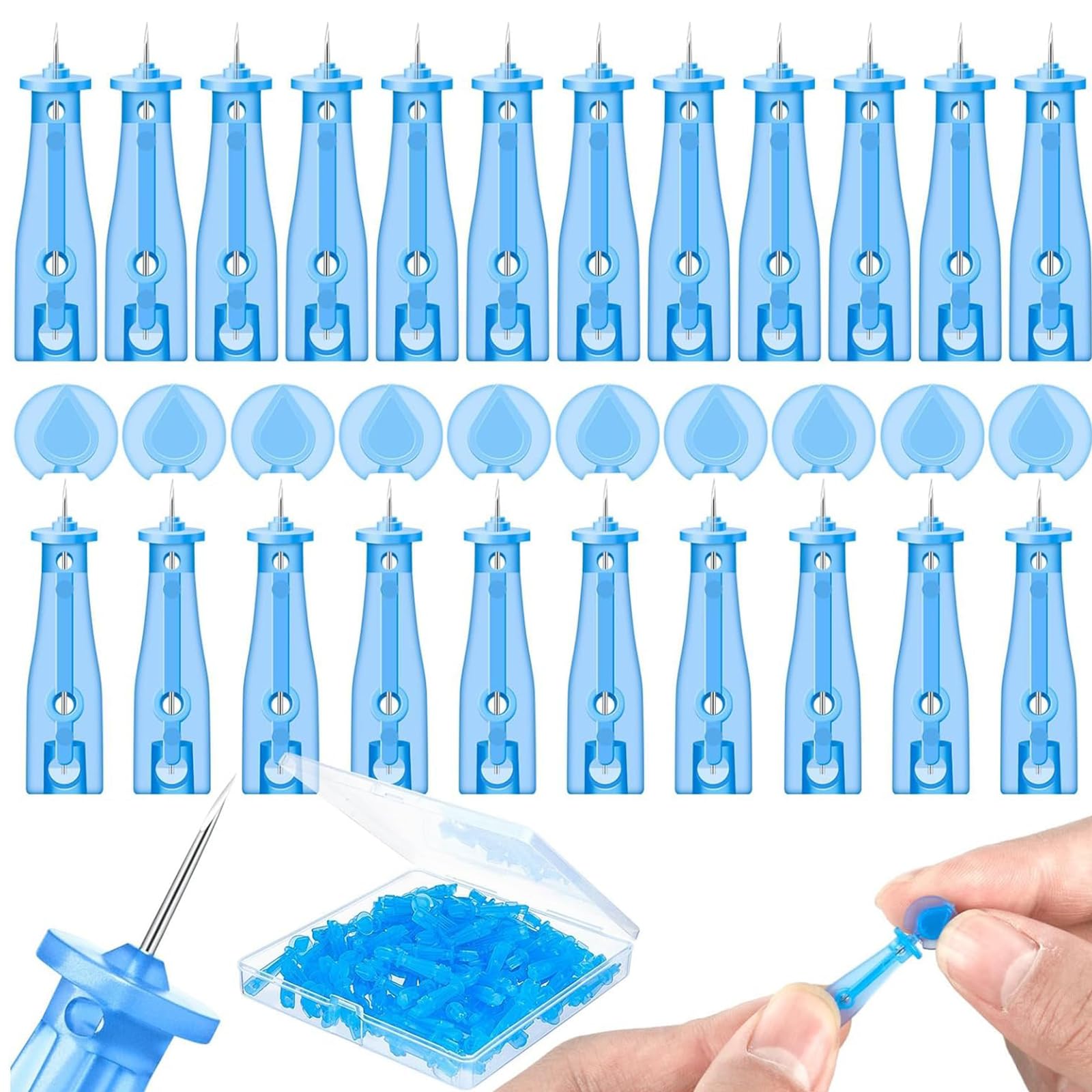 50 Pcs Black Head Remover Tool, Blackhead Removal Machine for Facial Care, Skin Cleansing Device, Portable Blackhead Extractor Kit for Skincare Routine, Easy to Use Blackhead Remover Tool for Personal Grooming