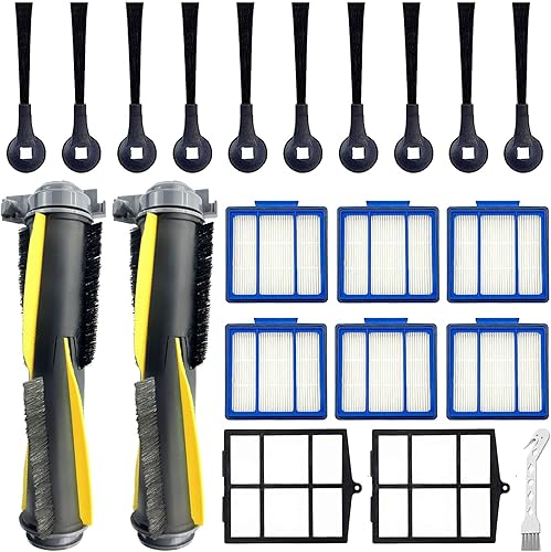 Tivcroxs Kit de accesorios para Shark IQ RV1001AE, Shark AV911S EZ, AV1010AE RV1000 RV1001 AV970 AV993 AV1002AE UR1000SR UR1005AE Robot aspirador, 2