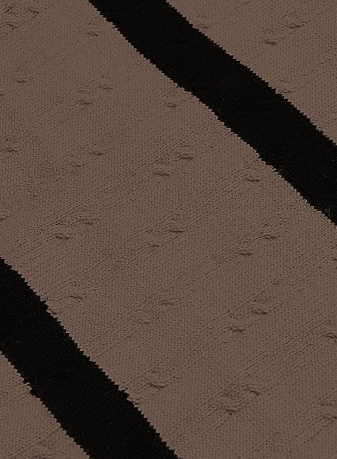 Women's V Neck Sweaters Casual Long Sleeve Knitted Pullover Tops Striped Light Weight Shirts Fall Fashion Outfits - Image 6