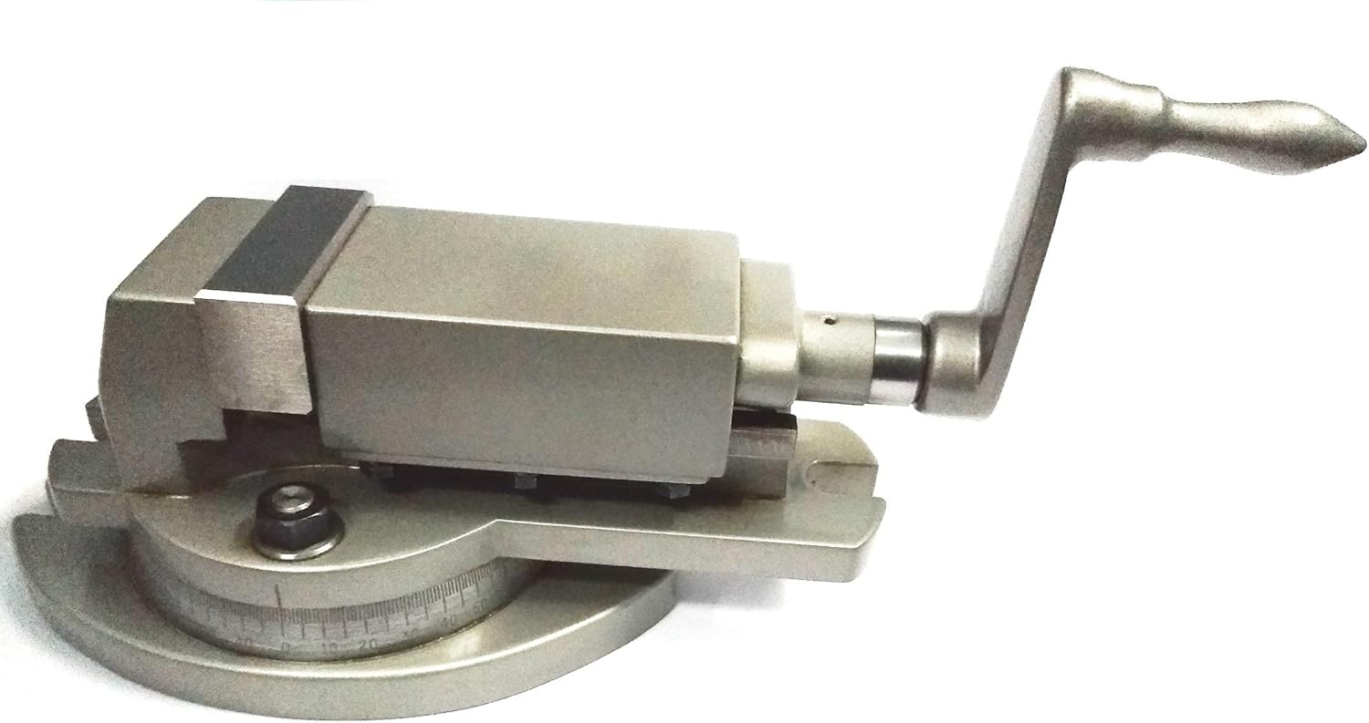 3-Inch (75 mm) Cast Iron Swivel Milling Vise with Precision Hardened Alloy Steel Jaws – Ideal for Machine Work