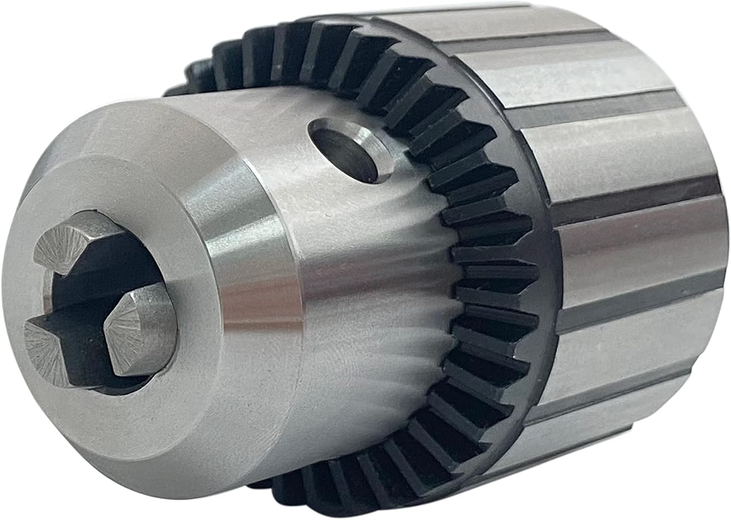 HFS(R) Drill Press Chuck with #2 Morse Taper Arbor and Chuck Key 3-Jaw for Lathes Drilling Machine 1/32"-5/8" (1-16mm)