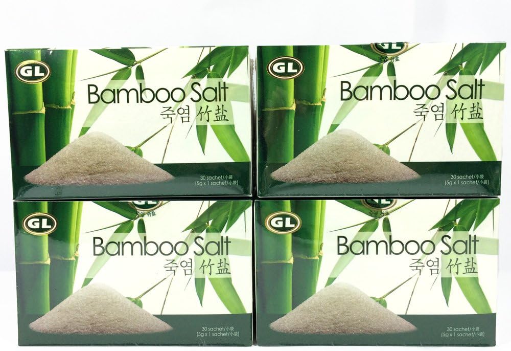 Gl Bamboo Salt 4 Boxes Organic Premier Drink Bamboo Salt Alkaline Ph Antioxidant Rosted 9 Times