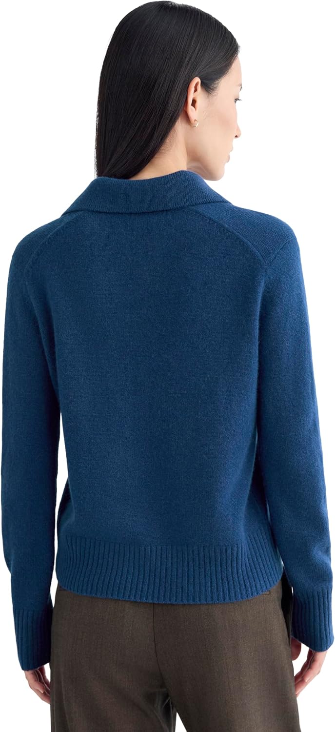 Everlane Womens Cashmere Polo Sweater - Image 3
