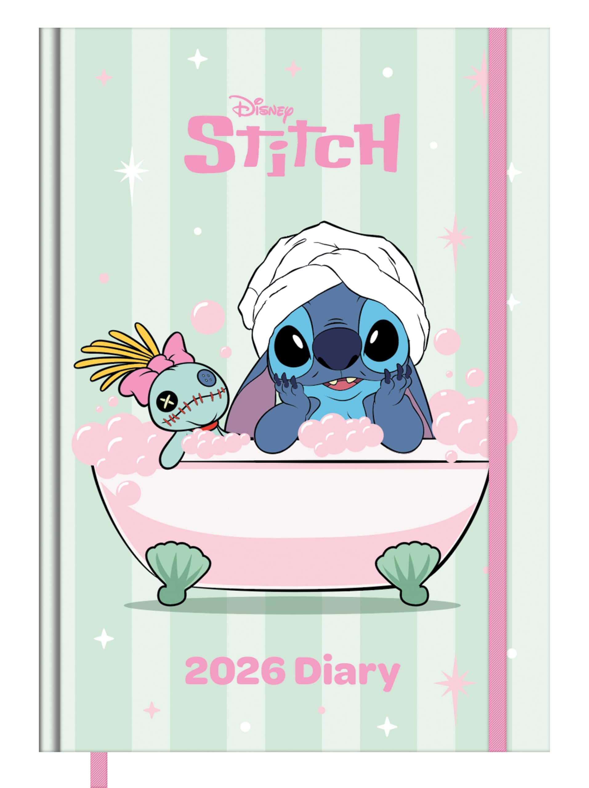 LILO & STITCH Buchkalender im Format 14,8 x 21 cm, Englisch, 336 Seiten