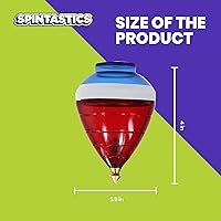 Vista 9 de Spintastics Trompo - Punta de rodamiento (rojo y verde)