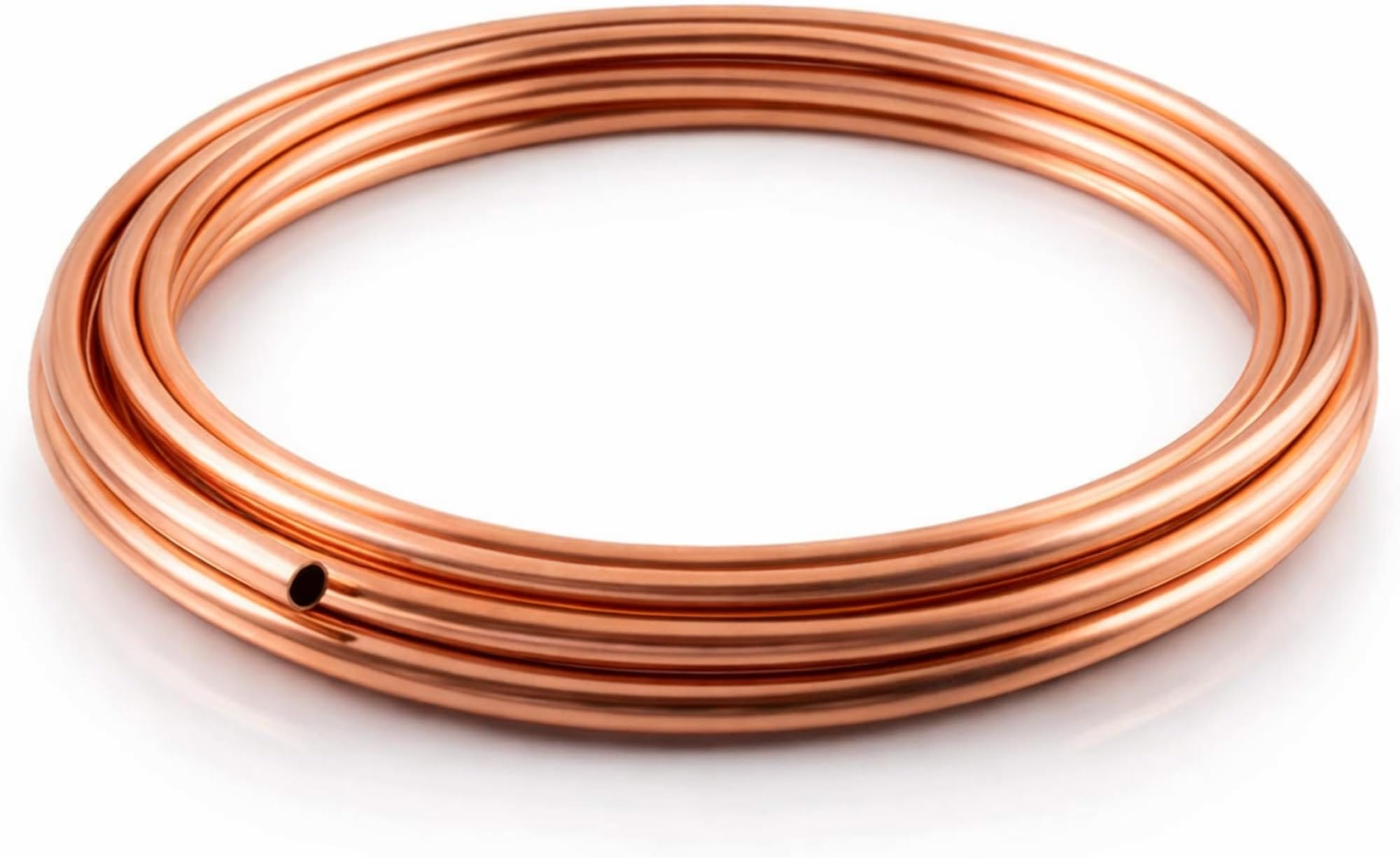 MKGT 6mm Copper Pipe Coil Flexible Microbore Copper Tube – BS EN 1057 Certified – Suitable for Water, Gas, Heating & HVAC Installations – Compression & Solder Compatible (1 Metre)