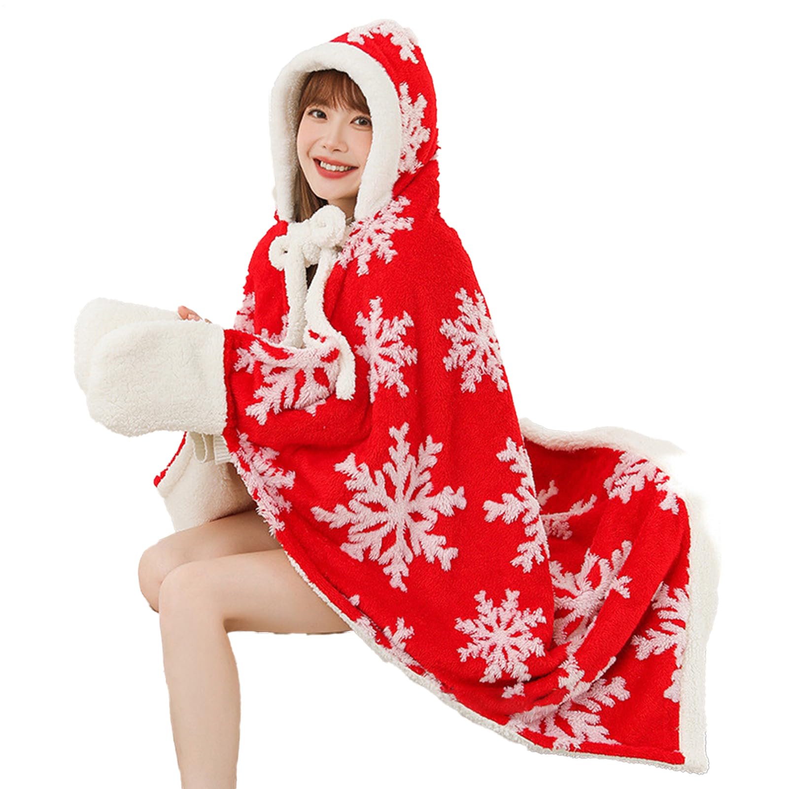 Couette à capuche pour étudiant contre le froid au bureau et au lit