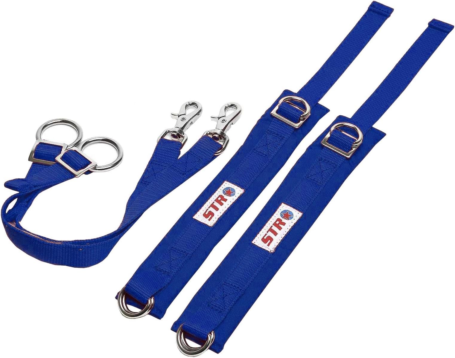 STR SFI Approved Arm Restraints for Race, fully compliant with NASA AUTOGRASS rules (Blue)