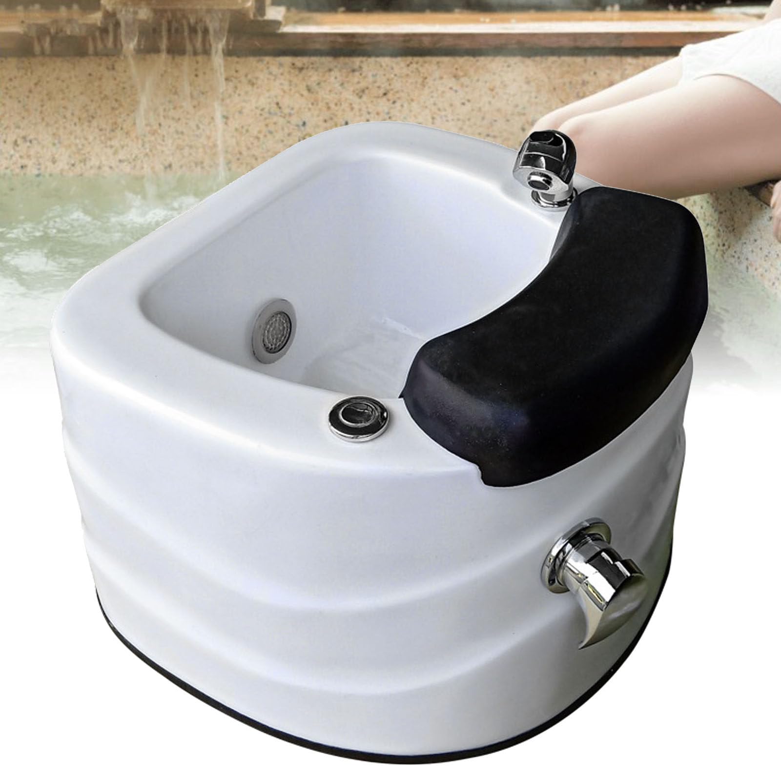 Piedi idromassaggio con calore,massaggio e getti,vasca per piedi per massaggiare i piedi con calore,pediluvio per massaggio acrilico,vasca per pedicure,220V