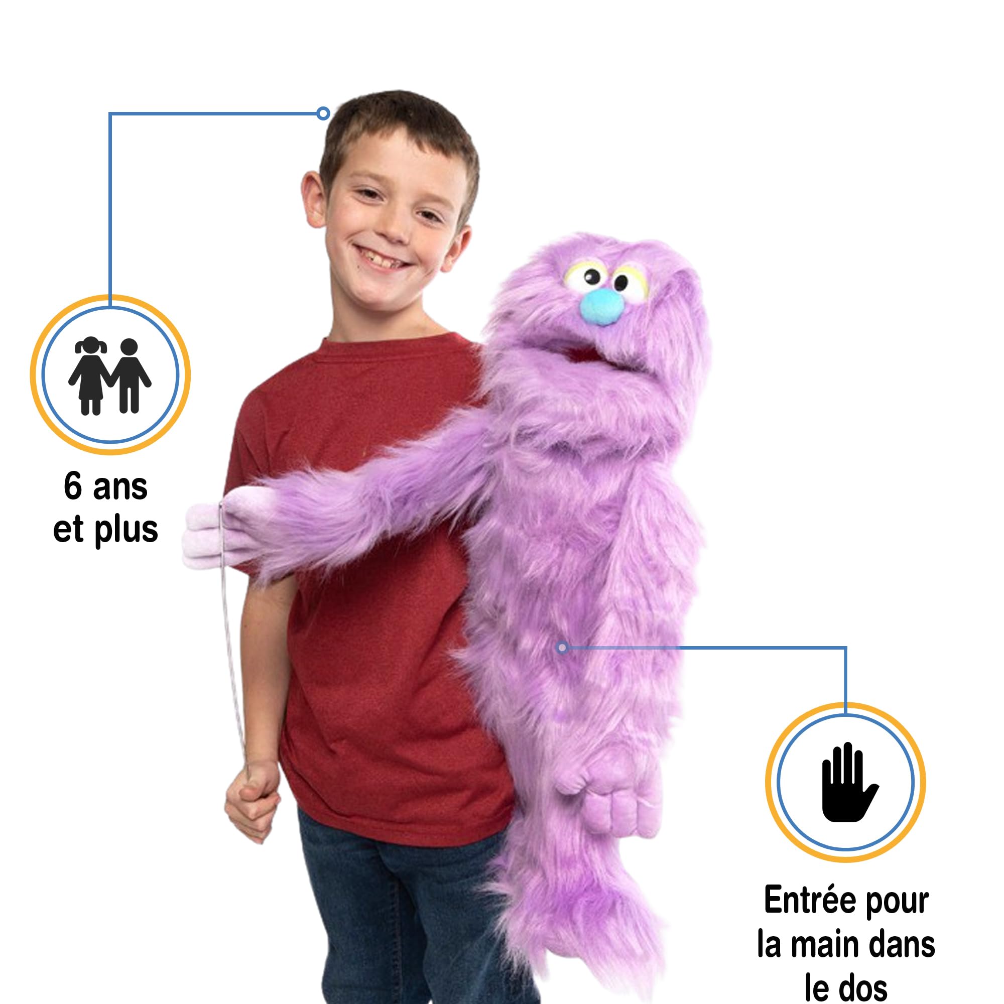30 Monster (Purple) by Silly Puppets
