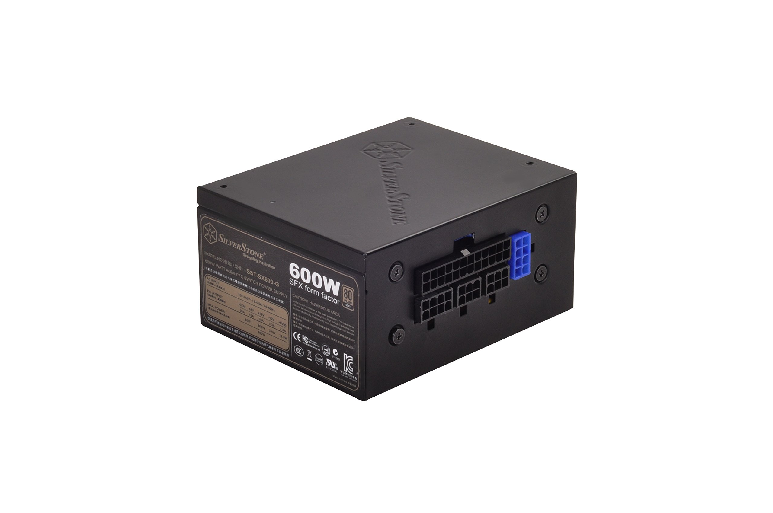 SilverStone SFX 600W 80 PLUS GOLD 電源ユニット SilverStone SFX 600W 80 PLUS GOLD 電源ユニット