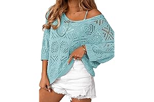 Dokotoo Women's 2023 Summer Crochet Top