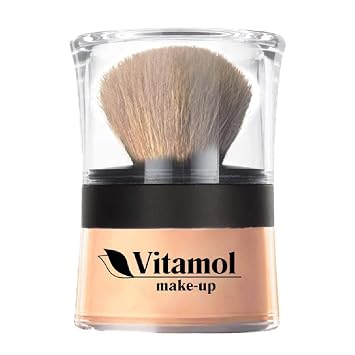 Vitamol Make-up Natural Mineral Powder Organic Natural Micronised Powder 14 g (Caramel)