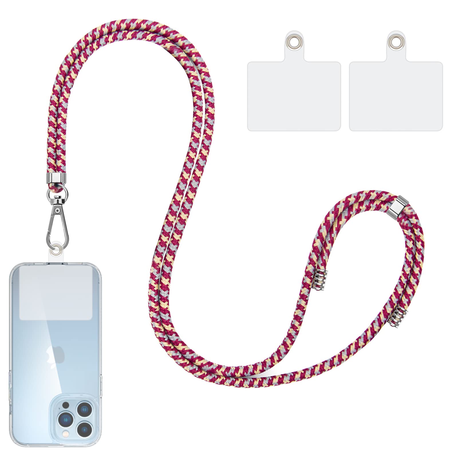 Amazon.com: Lousrnman Crossbody Cell Phone Lanyard, Universal Phone ...
