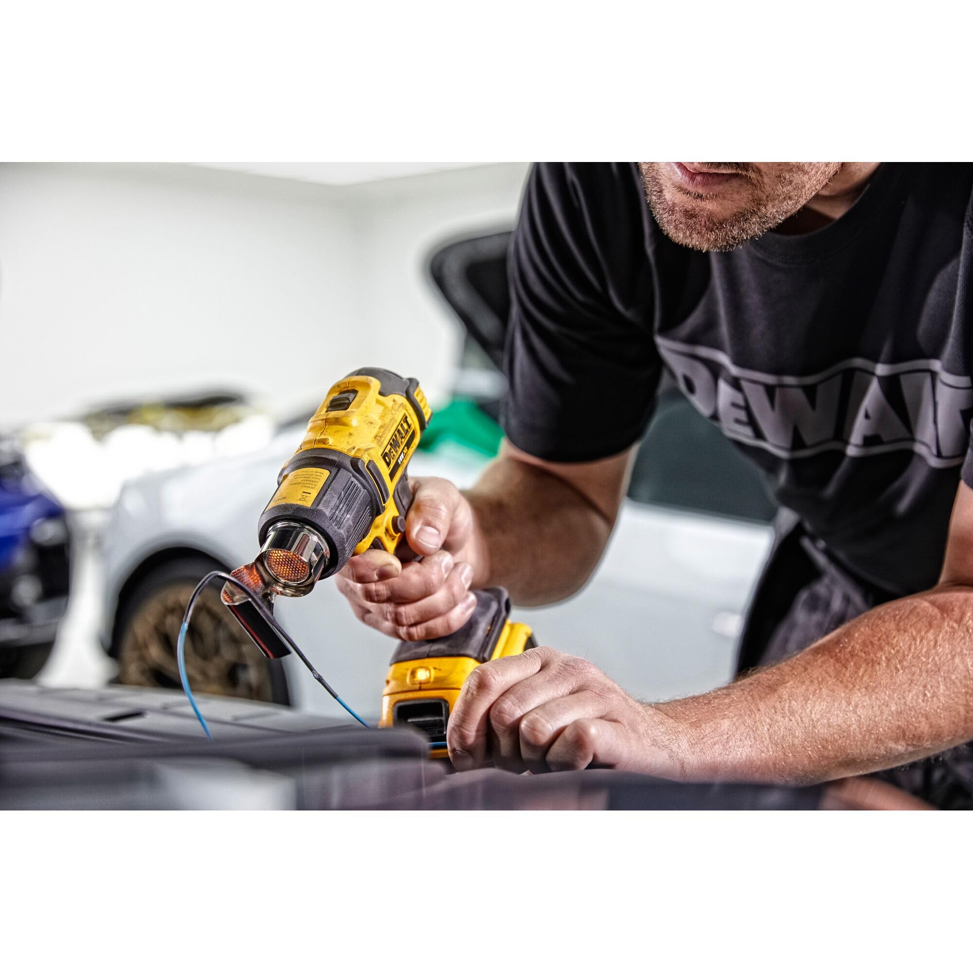 DEWALT DCE530N-XJ Pistola de Aire Caliente XR 18V 290-530°C 2 Temperaturas LED