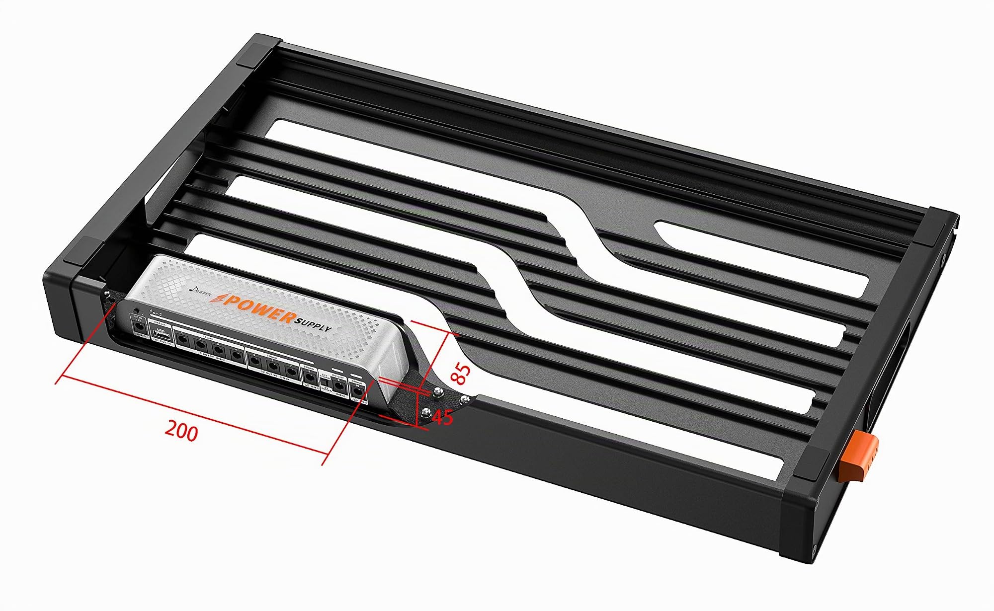 Donner DP-Z Alimentation pour pédale de guitare 9V 10 sorties isolées avec port USB pour pédale d'effet 9V/12V/18V Entrée DC 18v 2000m
