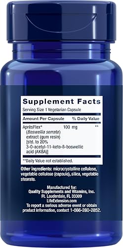 Miniatura 2 de Life Extension Inhibidor 5-LOX con AprèsFlex 100 mg, 60 cápsulas vegetarianas (paquete de 3)