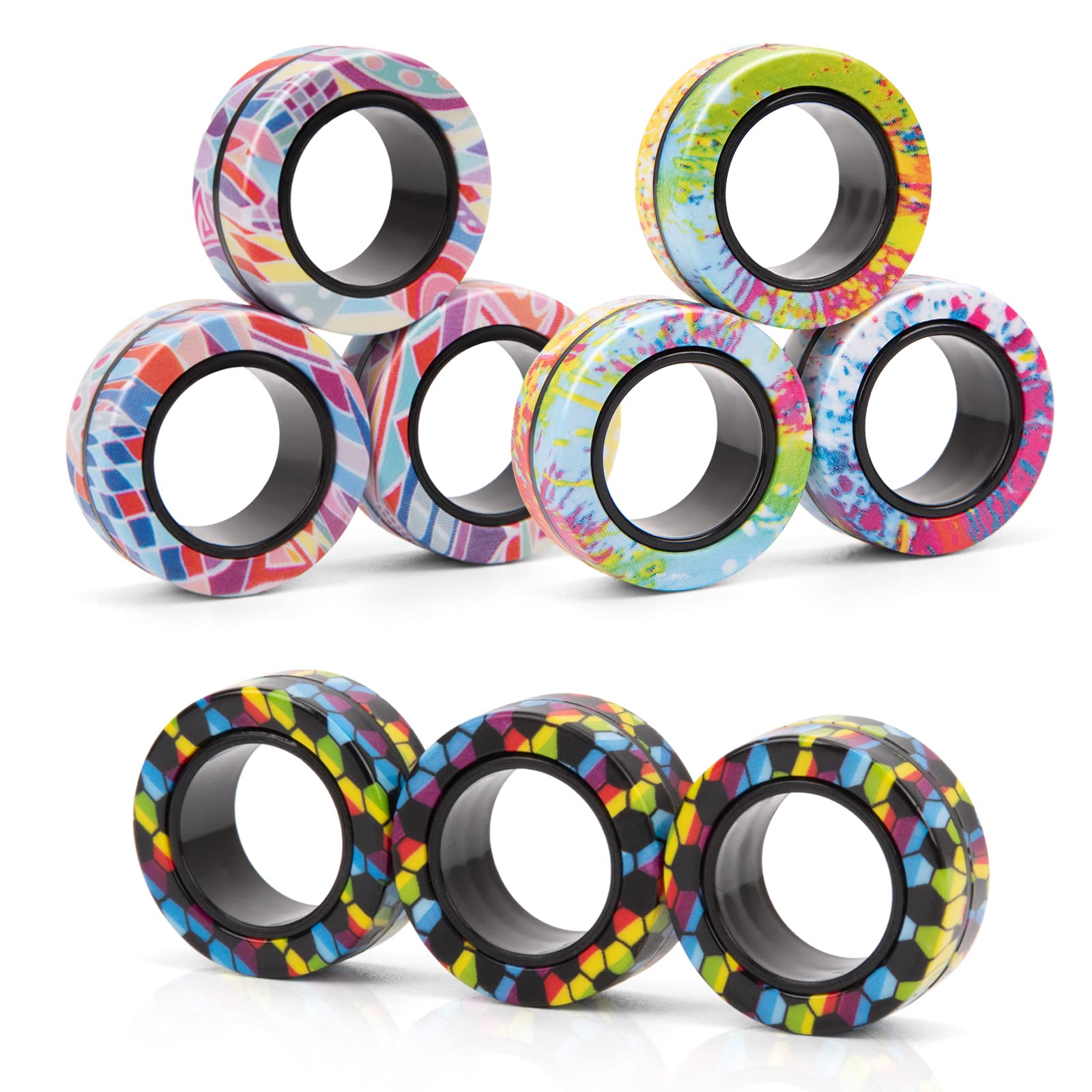 Buy Rings Fidget Toys Set, Idea ADHD Fidget Toys Pack, Adult