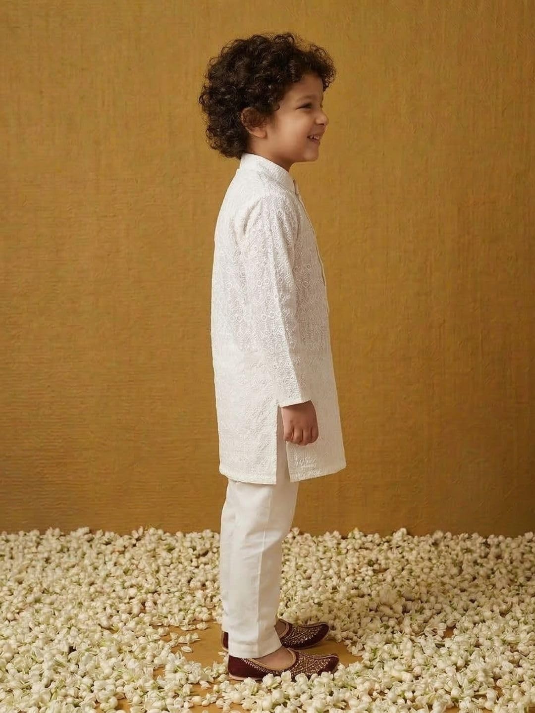 AJ DEZINES Kids Indian Ethnic Wear Kurta Pajama For Boys|Boys Indian Outfit|Traditional & Festive Wear|Cotton Printed Kurta